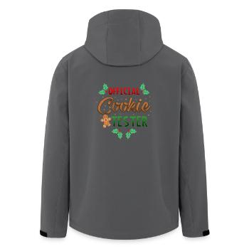Offizieller Cookie Tester Weihnachten Geschenk - Recycelte Männer Softshell-Jacke von Stanley/Stella - Anthrazit - Hinten - AI Model Male 185 light (185cm)