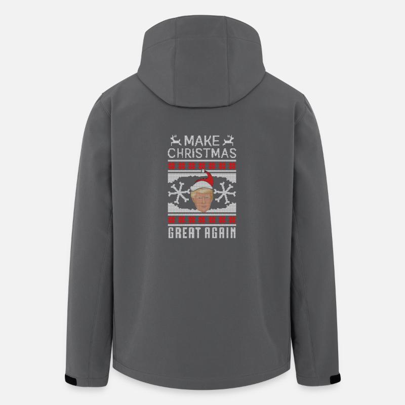 Make Christmas Great Again - Recycelte Männer Softshell-Jacke von Stanley/Stella - Anthrazit