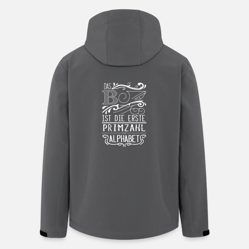 B ist keine Primzahl? - Recycelte Männer Softshell-Jacke von Stanley/Stella - Anthrazit