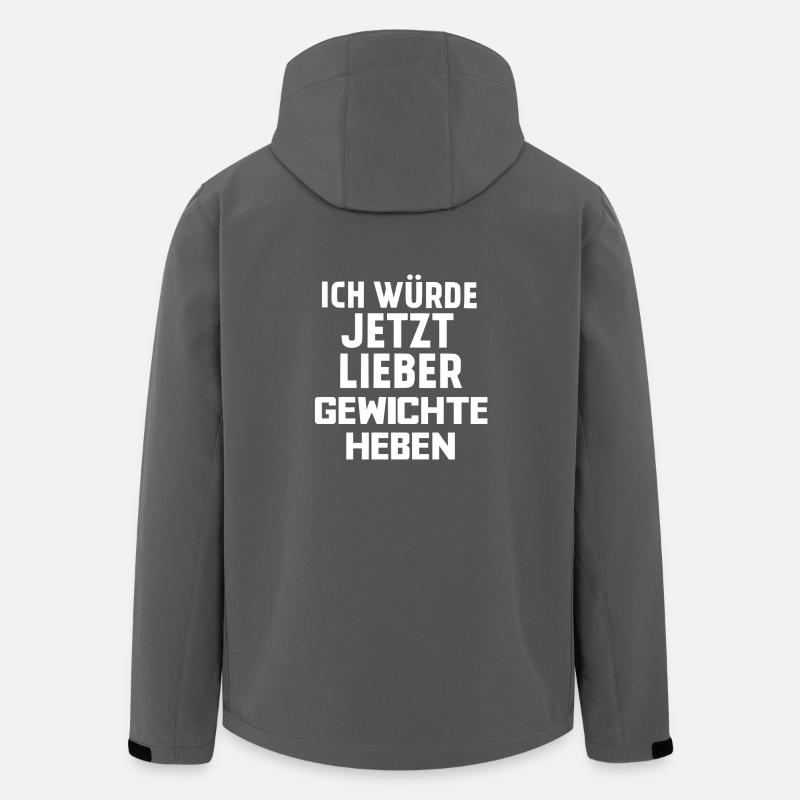 GEWICHTE HEBEN - Recycelte Männer Softshell-Jacke von Stanley/Stella - Anthrazit