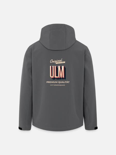 Ulm - Recycelte Männer Softshell-Jacke von Stanley/Stella - Anthrazit