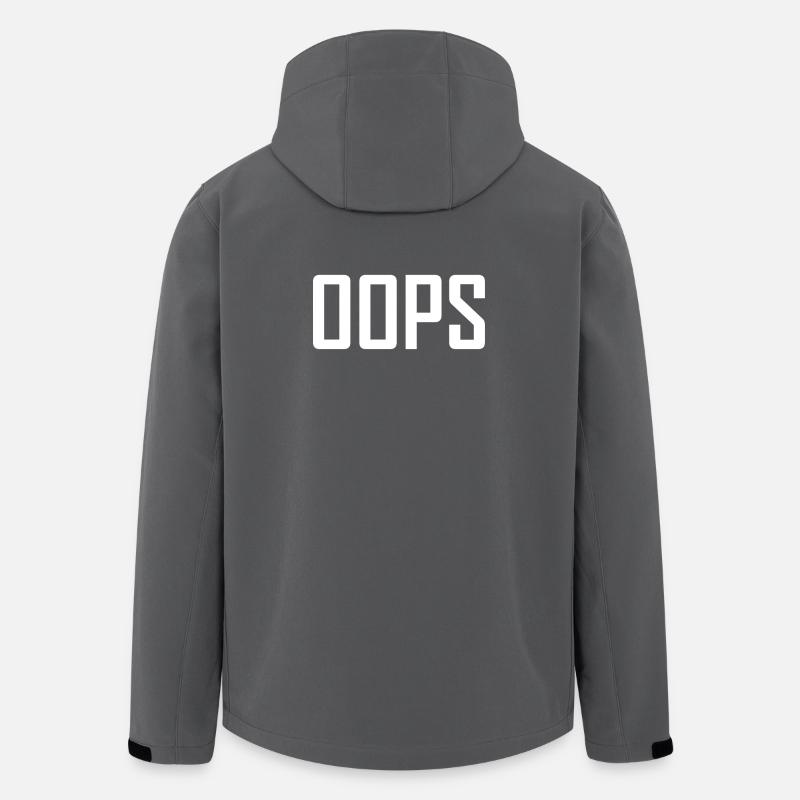 oops - Recycelte Männer Softshell-Jacke von Stanley/Stella - Anthrazit