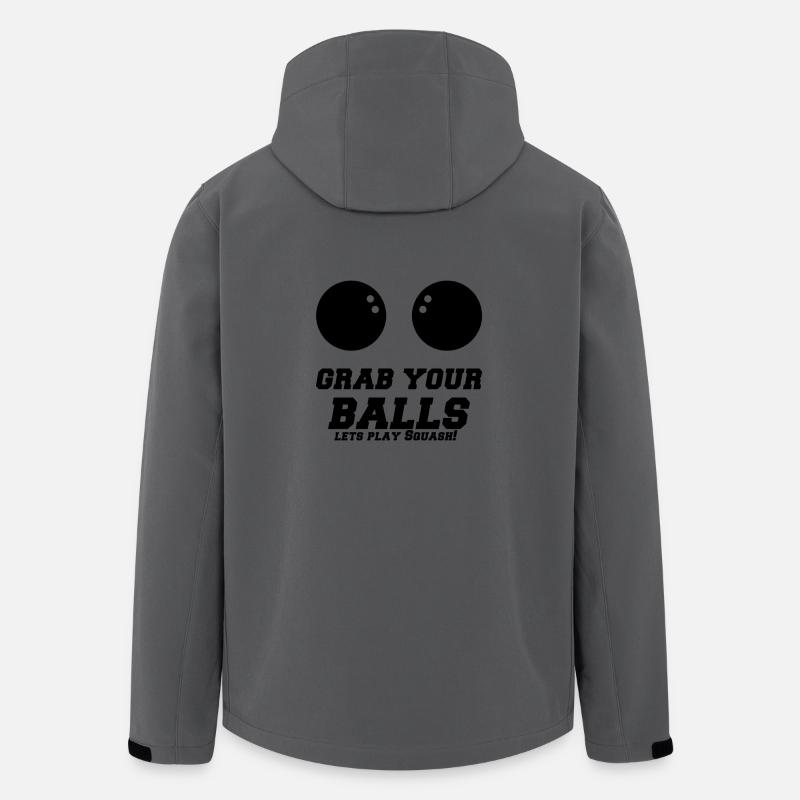 squash - Men’s Recycled Softshell Jacket by Stanley/Stella - anthracite