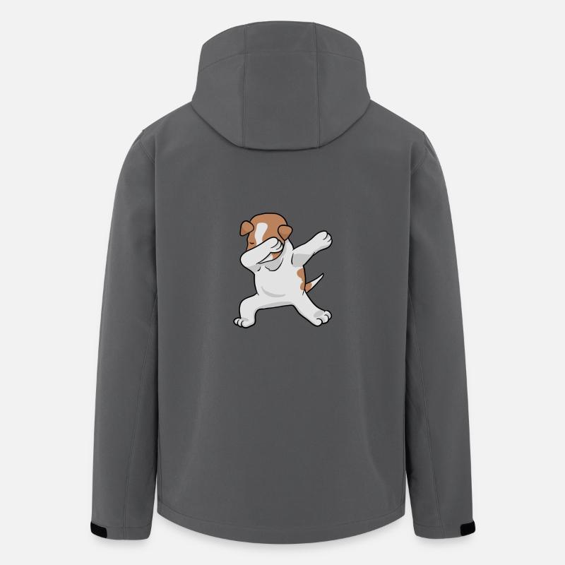Jack Russell - Jack Russel Terrier - Recycelte Männer Softshell-Jacke von Stanley/Stella - Anthrazit