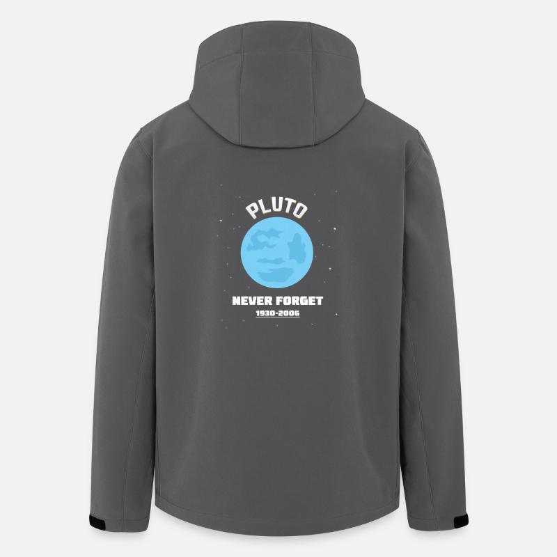 PLUTO NEVER FORGET 1930-2006 - Recycelte Männer Softshell-Jacke von Stanley/Stella - Anthrazit