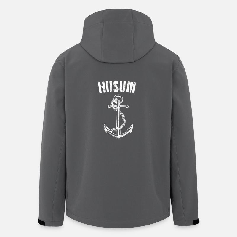 Husum T-Shirt - Recycelte Männer Softshell-Jacke von Stanley/Stella - Anthrazit