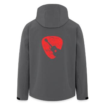Acoustic Guitar Pick - Recycelte Männer Softshell-Jacke von Stanley/Stella - Anthrazit - Hinten - AI Model Male 185 light (185cm)