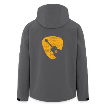 Acoustic Guitar Pick - Recycelte Männer Softshell-Jacke von Stanley/Stella - Anthrazit - Hinten - AI Model Male 185 light (185cm)