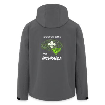 Scout Pfadfinder - Recycelte Männer Softshell-Jacke von Stanley/Stella - Anthrazit - Hinten - AI Model Male 185 light (185cm)