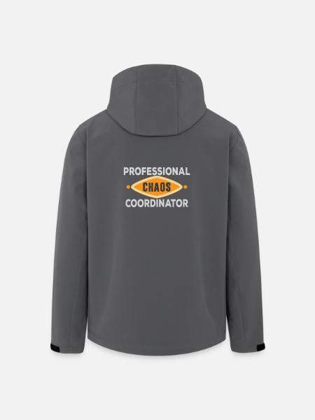 Chaos Coordinator | Professional Mom Dad gift - Recycelte Männer Softshell-Jacke von Stanley/Stella - Anthrazit