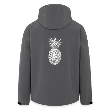 Coole Ananas Pineapple Geschenk Sonnenbrillen - Recycelte Männer Softshell-Jacke von Stanley/Stella - Anthrazit - Hinten - AI Model Male 185 light (185cm)