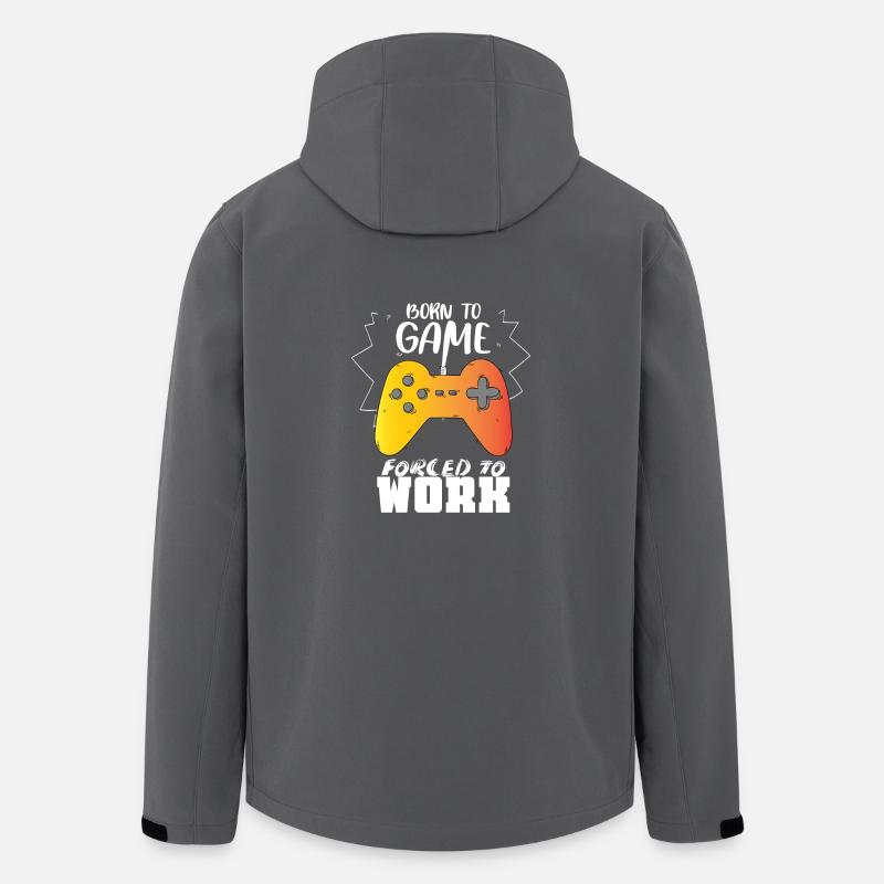 Gaming Nerd Geek Geschenkidee - Recycelte Männer Softshell-Jacke von Stanley/Stella - Anthrazit