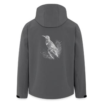 Geschenk Kolibri Vogel Vogelbesitzer Vögel - Recycelte Männer Softshell-Jacke von Stanley/Stella - Anthrazit - Hinten - AI Model Male 185 light (185cm)