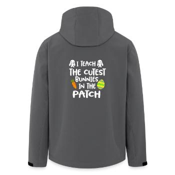 Ich unterrichte die süßesten Häschen im Patch Ostern - Recycelte Männer Softshell-Jacke von Stanley/Stella - Anthrazit - Hinten - AI Model Male 185 light (185cm)