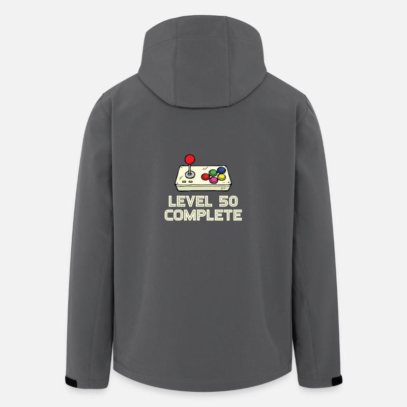 Level 50 Complete - Recycelte Männer Softshell-Jacke von Stanley/Stella - Anthrazit