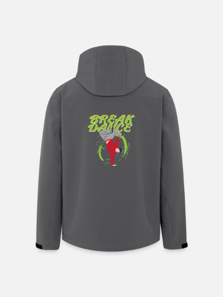 Breakdance - Recycelte Männer Softshell-Jacke von Stanley/Stella - Anthrazit
