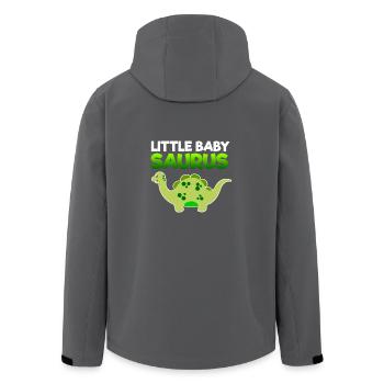 Green Little Baby Saurus - Recycelte Männer Softshell-Jacke von Stanley/Stella - Anthrazit - Hinten - AI Model Male 185 light (185cm)