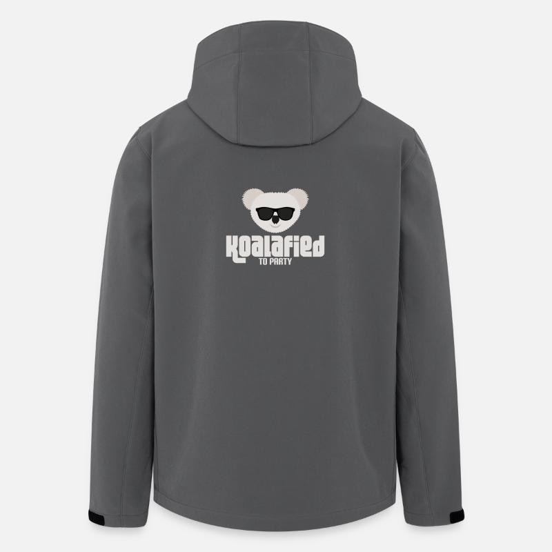 KOALABÄR - PARTY - COOL - SONNENBRILLE - JGA - Recycelte Männer Softshell-Jacke von Stanley/Stella - Anthrazit