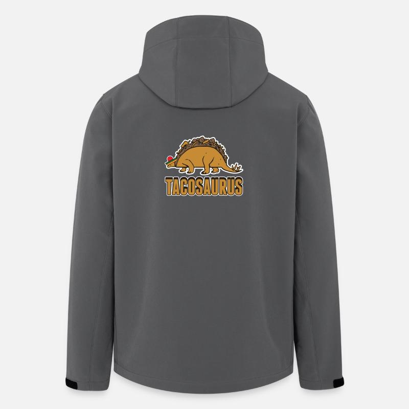 Tacosaurus lustiges Taco Stegosaurus Cinco De Mayo - Recycelte Männer Softshell-Jacke von Stanley/Stella - Anthrazit