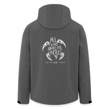 Turtles Schildkröte shirt Geschenk Tier Wasser - Recycelte Männer Softshell-Jacke von Stanley/Stella - Anthrazit - Hinten - AI Model Male 185 light (185cm)
