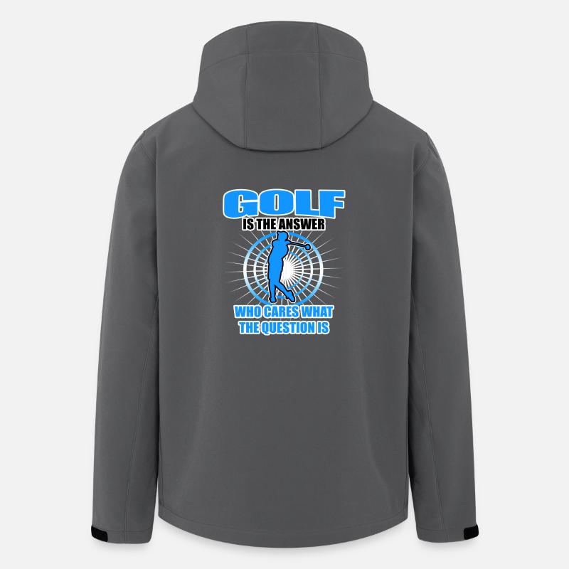 Golf gift - Men’s Recycled Softshell Jacket by Stanley/Stella - anthracite