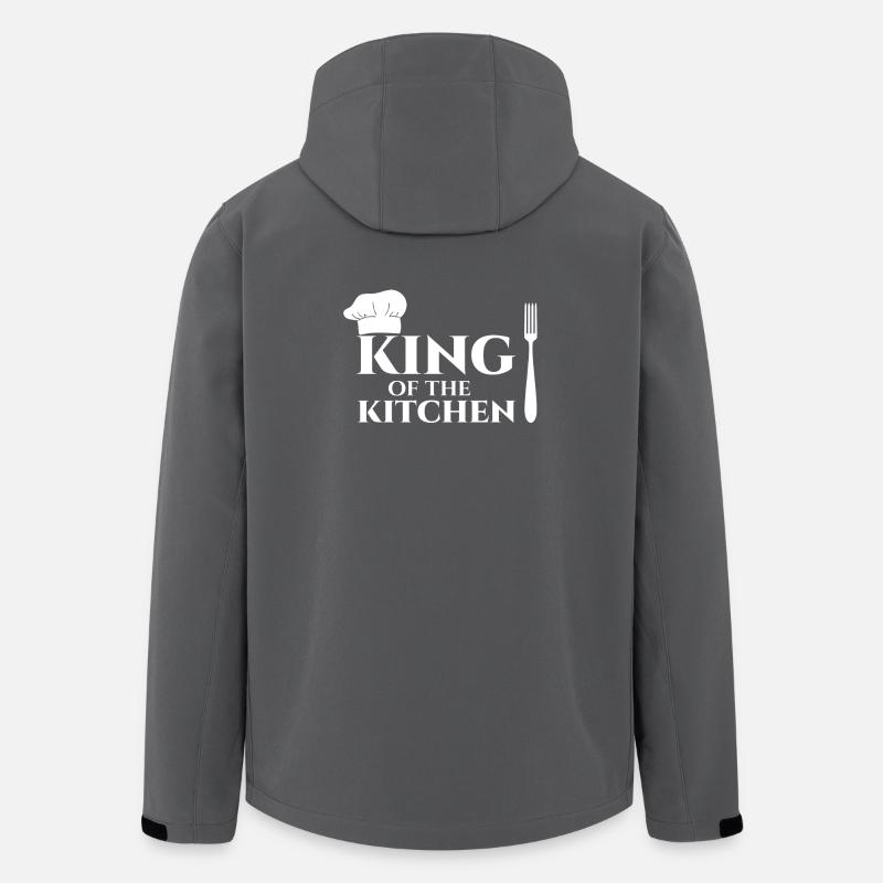 Koch - Kochen - Köchin - Geschenk - Küchenchef - Recycelte Männer Softshell-Jacke von Stanley/Stella - Anthrazit