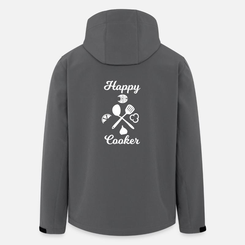 Koch - Kochen - Köchin - Geschenk - Küchenchef - Recycelte Männer Softshell-Jacke von Stanley/Stella - Anthrazit
