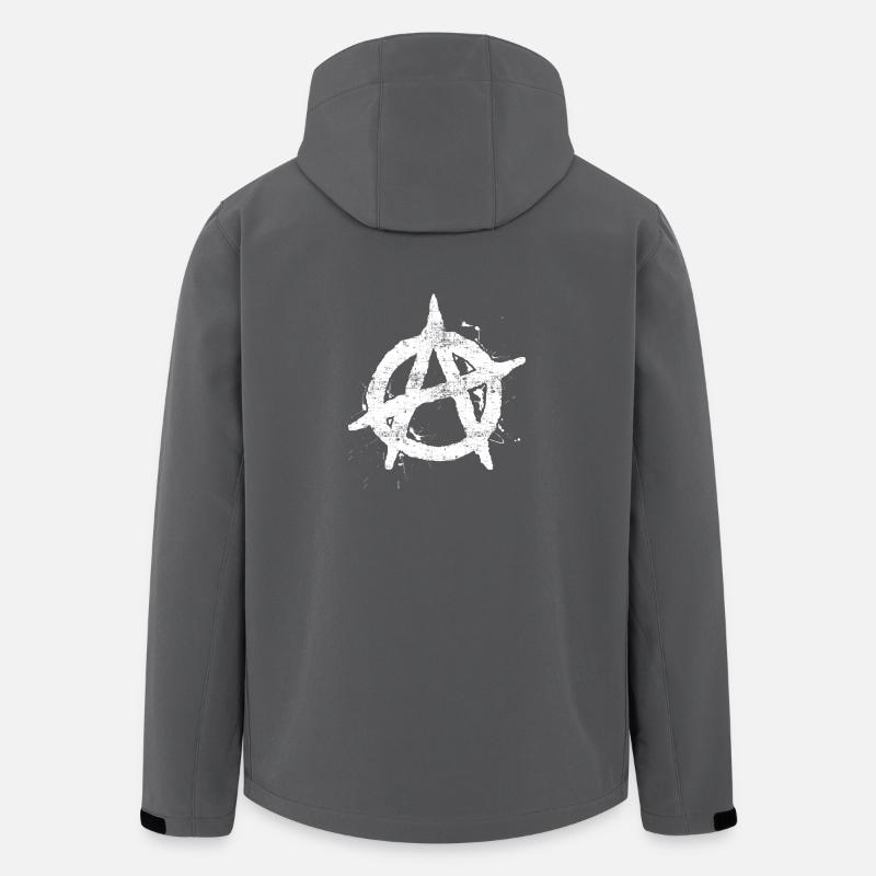Anarchie Cool - Veste softshell homme en polyester recyclé Stanley/Stella - charbon