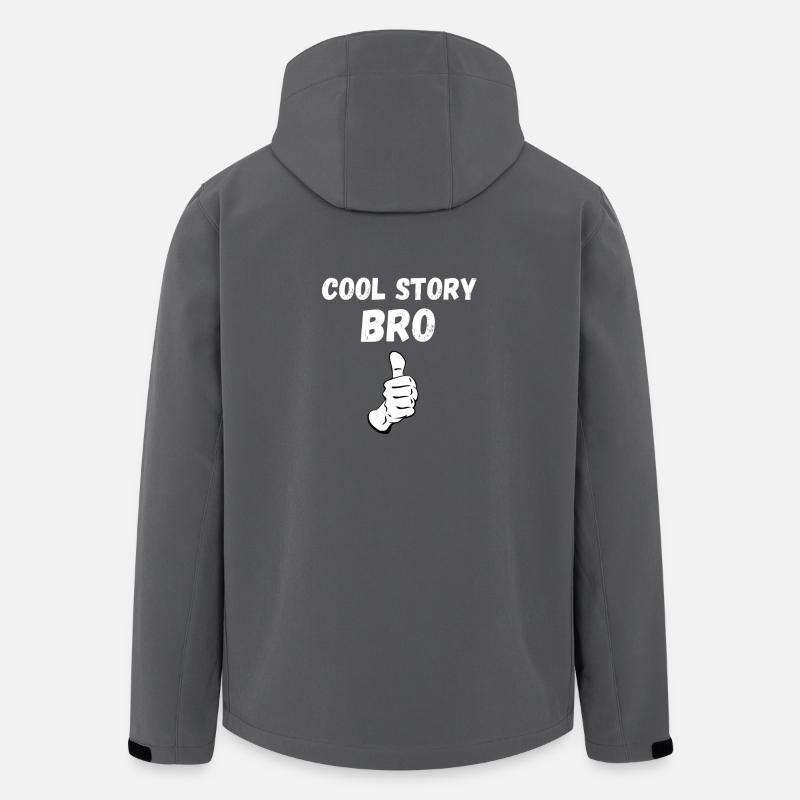 Cool Story Bro - Men’s Recycled Softshell Jacket by Stanley/Stella - anthracite