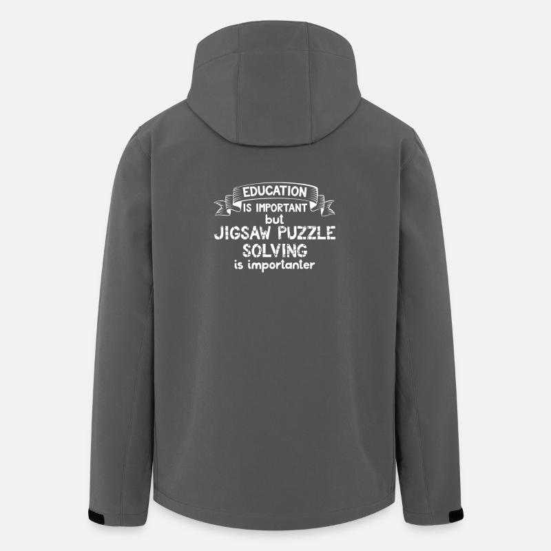 Jigsaw Puzzle - Puzzles - Puzzle - Éducation - Veste softshell homme en polyester recyclé Stanley/Stella - charbon