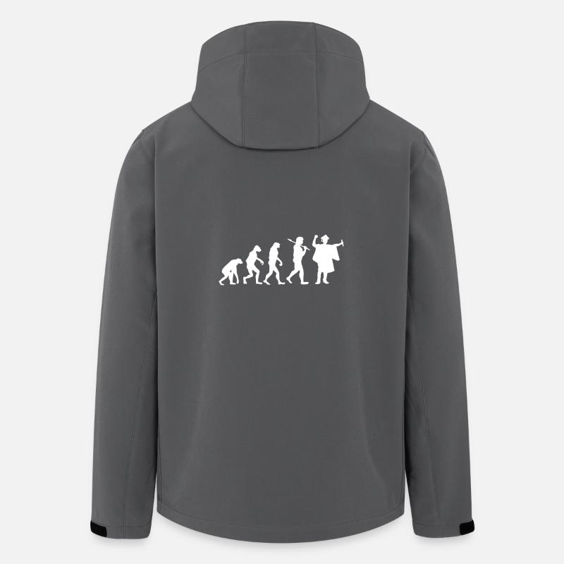 Graduation - Evolution - Cadeau - Veste softshell homme en polyester recyclé Stanley/Stella - charbon
