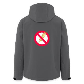 Kein Weizen-Passahfest-jüdisches Feier-Geschenk - Recycelte Männer Softshell-Jacke von Stanley/Stella - Anthrazit - Hinten - AI Model Male 185 light (185cm)