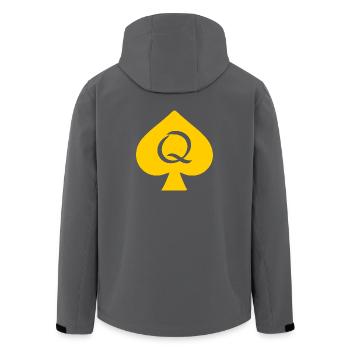 PIK-DAME - Recycelte Männer Softshell-Jacke von Stanley/Stella - Anthrazit - Hinten - AI Model Male 185 light (185cm)