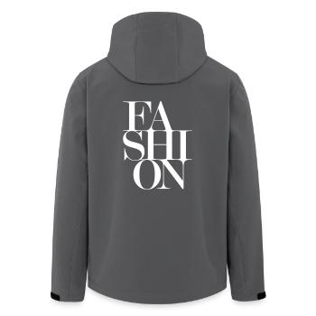FASHION Design - Recycelte Männer Softshell-Jacke von Stanley/Stella - Anthrazit - Hinten - AI Model Male 185 light (185cm)
