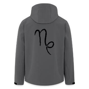 Sternzeichen Steinbock - Capricorn - Recycelte Männer Softshell-Jacke von Stanley/Stella - Anthrazit - Hinten - AI Model Male 185 light (185cm)