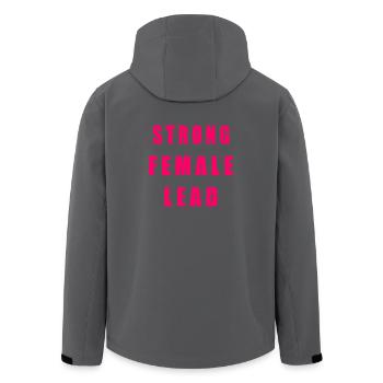 Strong female lead - Recycelte Männer Softshell-Jacke von Stanley/Stella - Anthrazit - Hinten - AI Model Male 185 light (185cm)