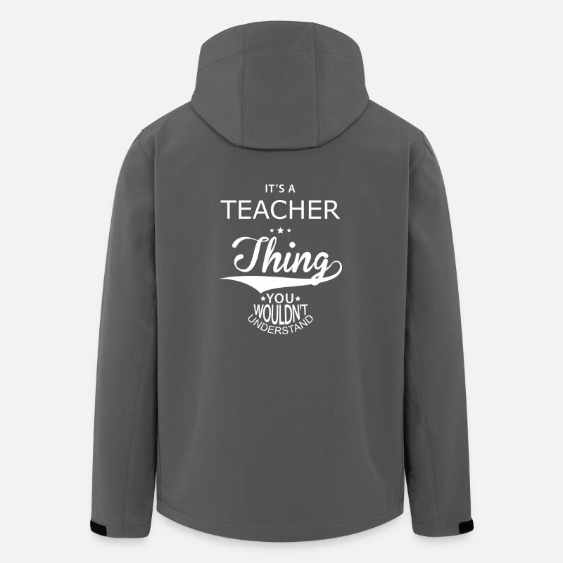 Teacher - Recycelte Männer Softshell-Jacke von Stanley/Stella - Anthrazit