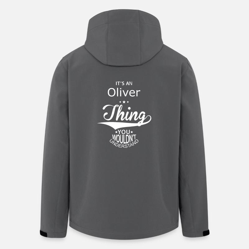 Oliver - Recycelte Männer Softshell-Jacke von Stanley/Stella - Anthrazit