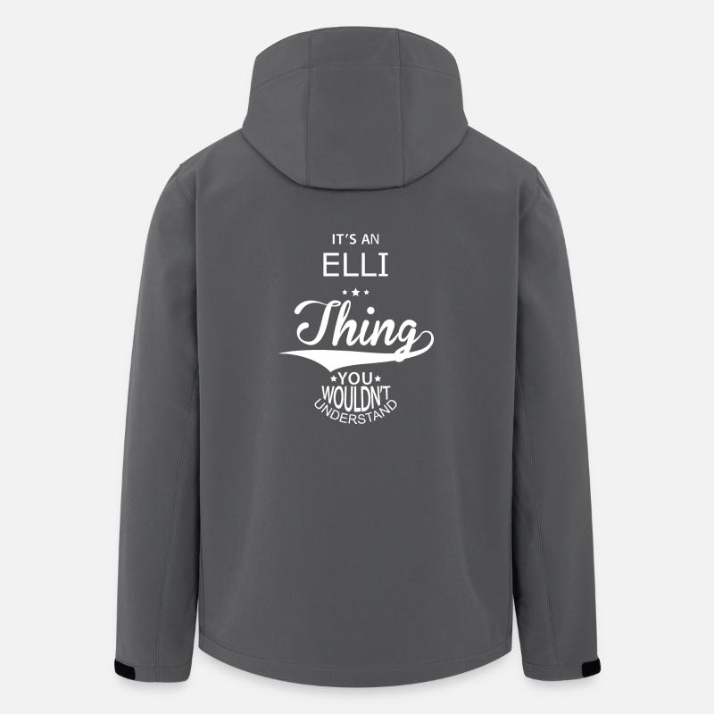 Elli - Veste softshell homme en polyester recyclé Stanley/Stella - charbon