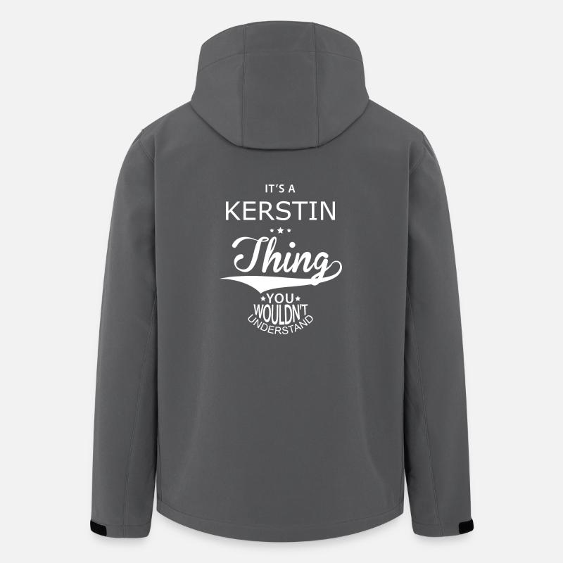 Kerstin - Recycelte Männer Softshell-Jacke von Stanley/Stella - Anthrazit
