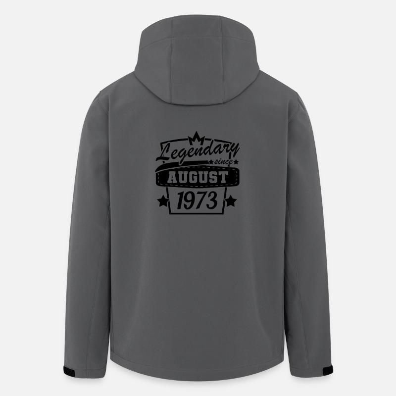 Legendär seit August 1973 - Recycelte Männer Softshell-Jacke von Stanley/Stella - Anthrazit