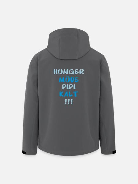 HUNGER MÜDE PIPI KALT - Recycelte Männer Softshell-Jacke von Stanley/Stella - Anthrazit