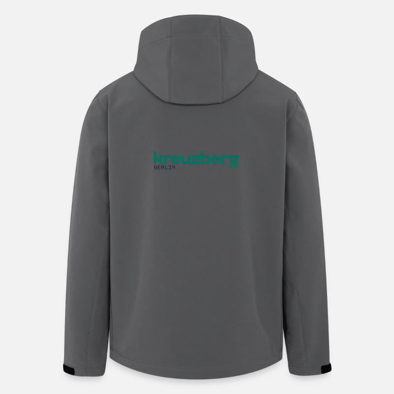 Berlin Kreuzberg - Simple, beautiful design - Men’s Recycled Softshell Jacket by Stanley/Stella - anthracite