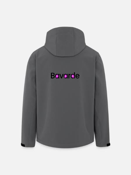 Bavarde - Veste softshell homme en polyester recyclé Stanley/Stella - charbon
