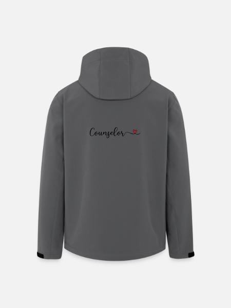 Berater mit Herz - Recycelte Männer Softshell-Jacke von Stanley/Stella - Anthrazit
