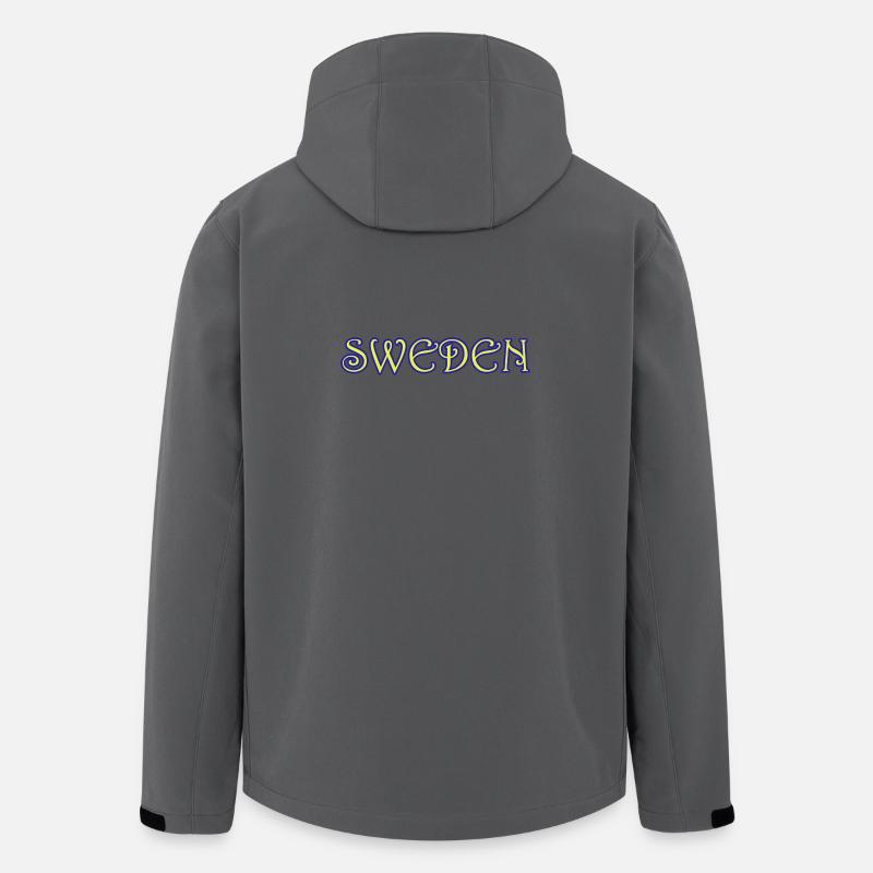 Schweden - Recycelte Männer Softshell-Jacke von Stanley/Stella - Anthrazit