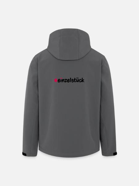 Einzelstück - Recycelte Männer Softshell-Jacke von Stanley/Stella - Anthrazit