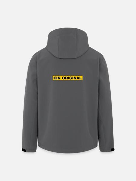Ein Original - Recycelte Männer Softshell-Jacke von Stanley/Stella - Anthrazit
