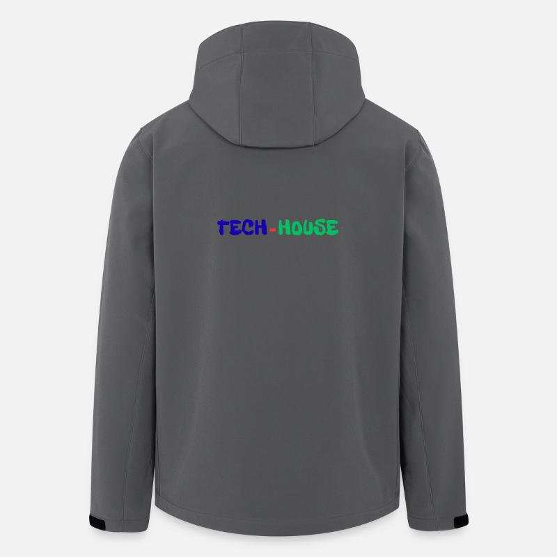 Tech House - Recycelte Männer Softshell-Jacke von Stanley/Stella - Anthrazit