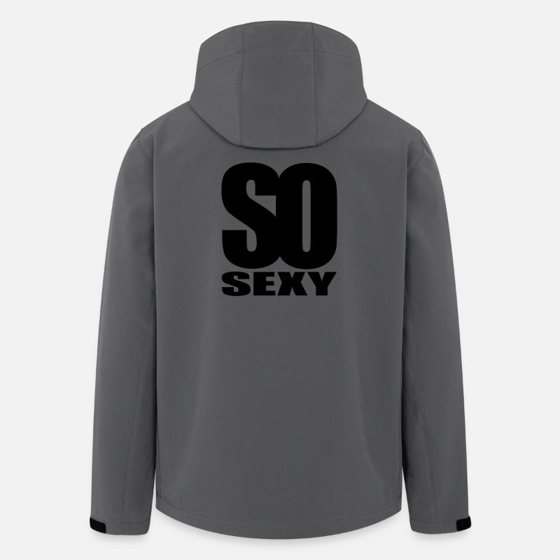 so sexy - Recycelte Männer Softshell-Jacke von Stanley/Stella - Anthrazit